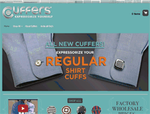 Tablet Screenshot of cuffers.com